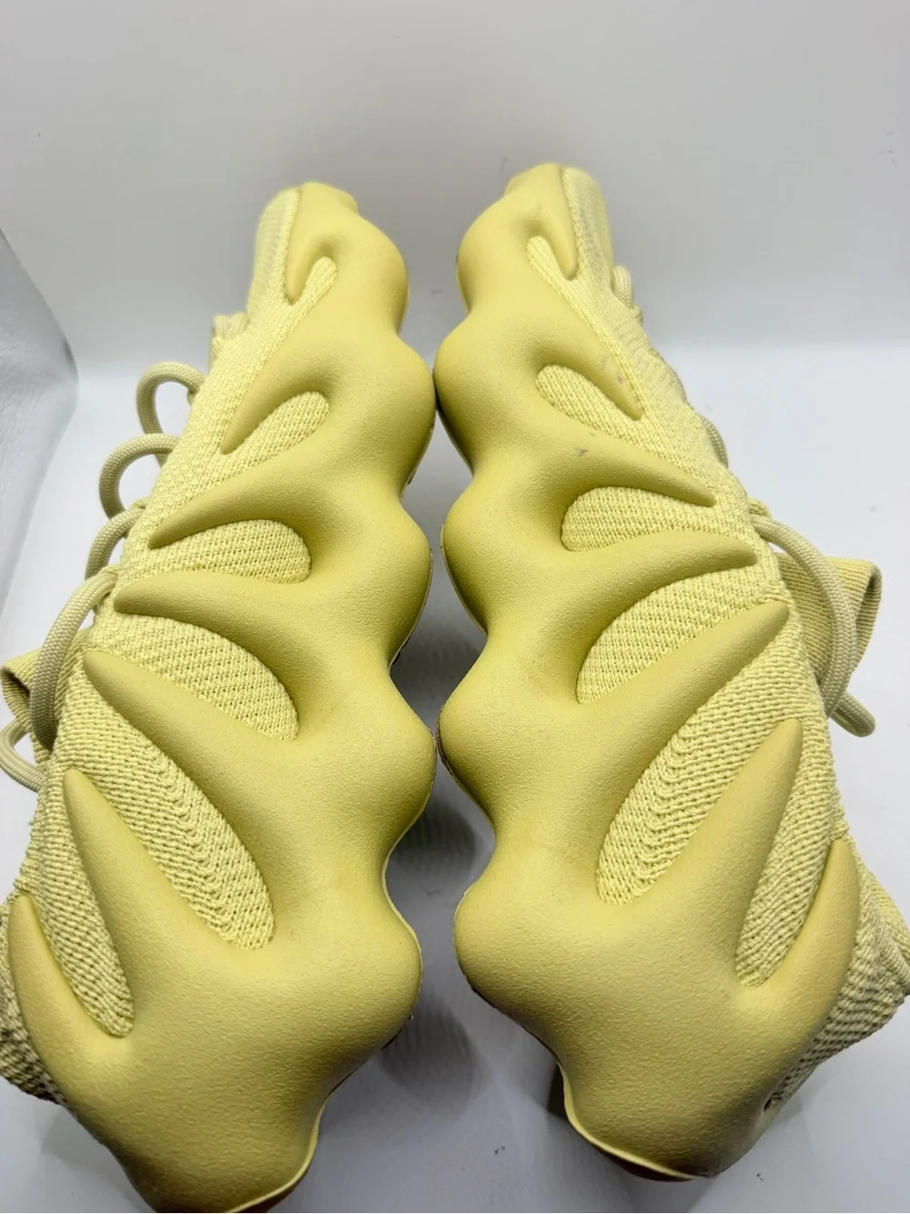 adidas Yeezy Knit Sneaker in Pale Yellow